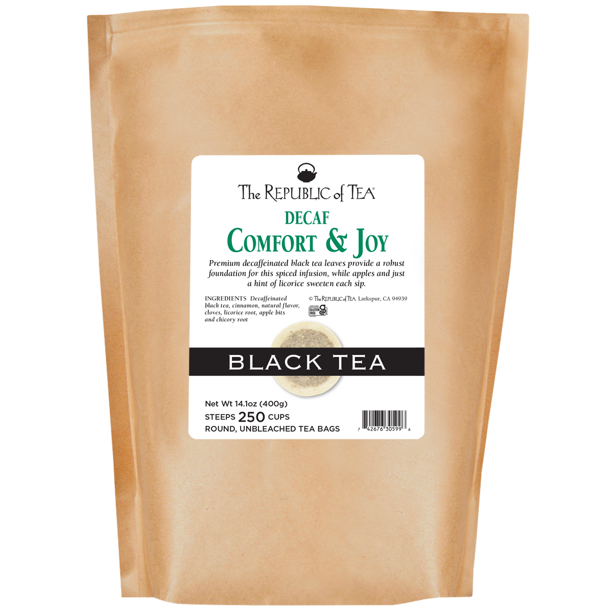 Decaf Comfort and Joy Black Tea Bags
