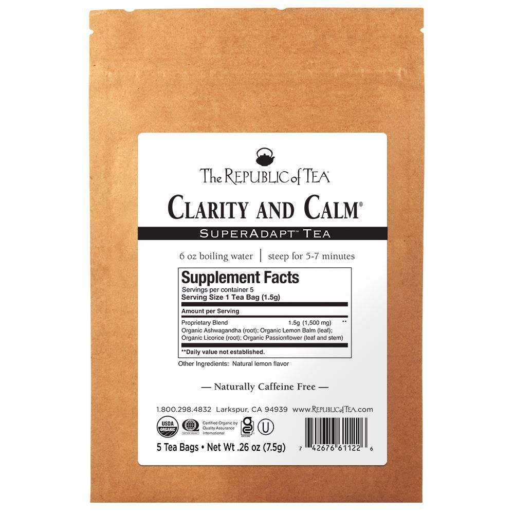 Clarity and Calm® Herb Tea - 5 Tea Bag Sample