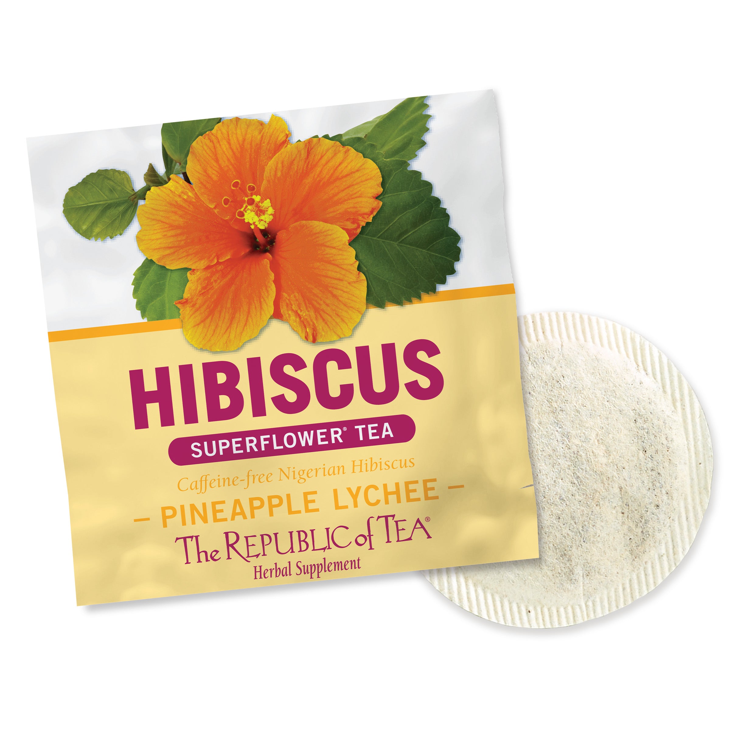 hibiscus pineapple plant Pineapple Lychee Hibiscus Herbal Single Overwrap – The Republic of Tea