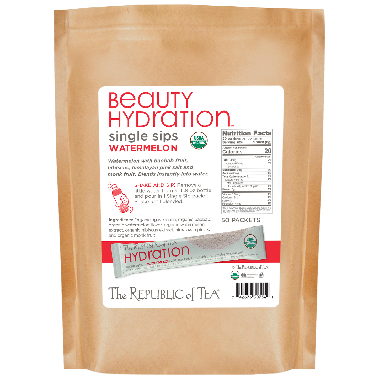 Beauty Hydration™ Watermelon Single Sips®