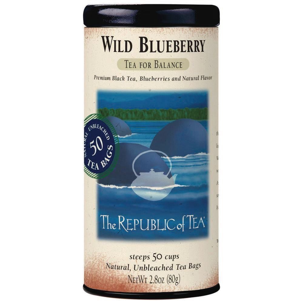 Wild Blueberry Black Tea Bags – The Republic of Tea