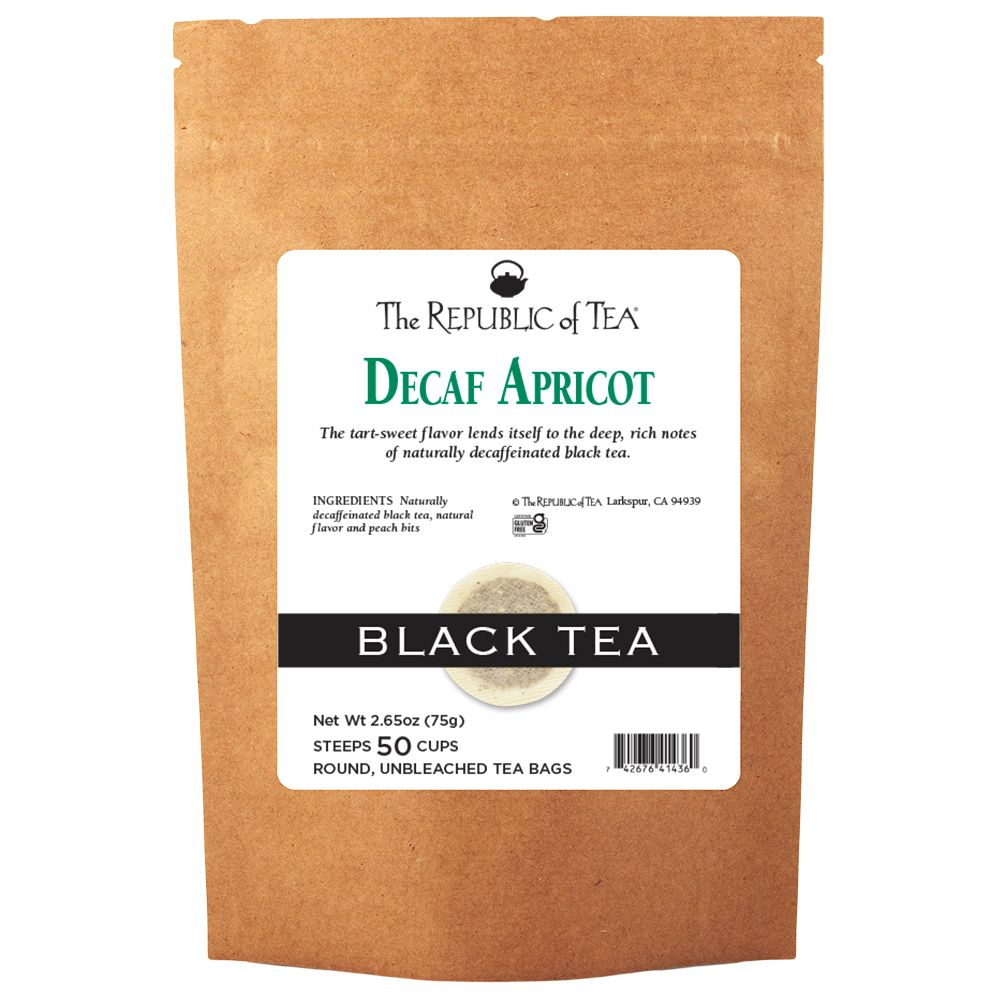 Decaf Apricot Black Tea Bags