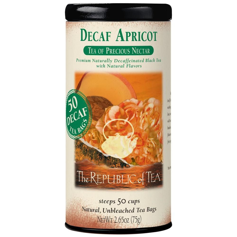 Decaf Apricot Black Tea Bags – The Republic of Tea