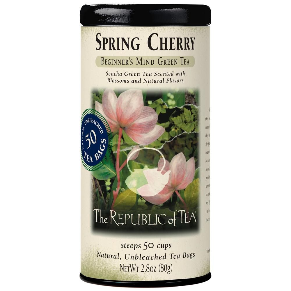 Spring Cherry Green Tea Bags – The Republic of Tea