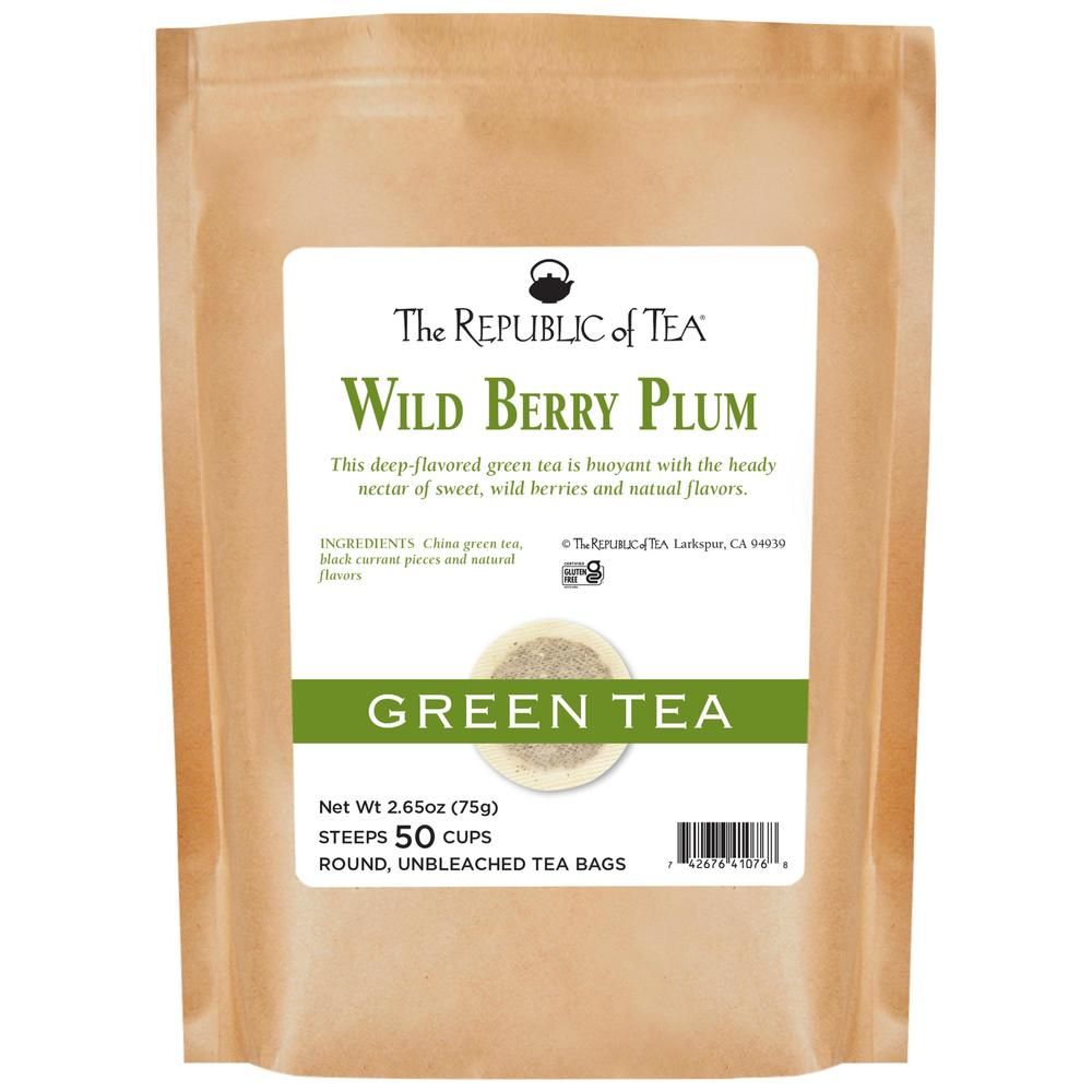 Wild Berry Plum Green Tea Bags