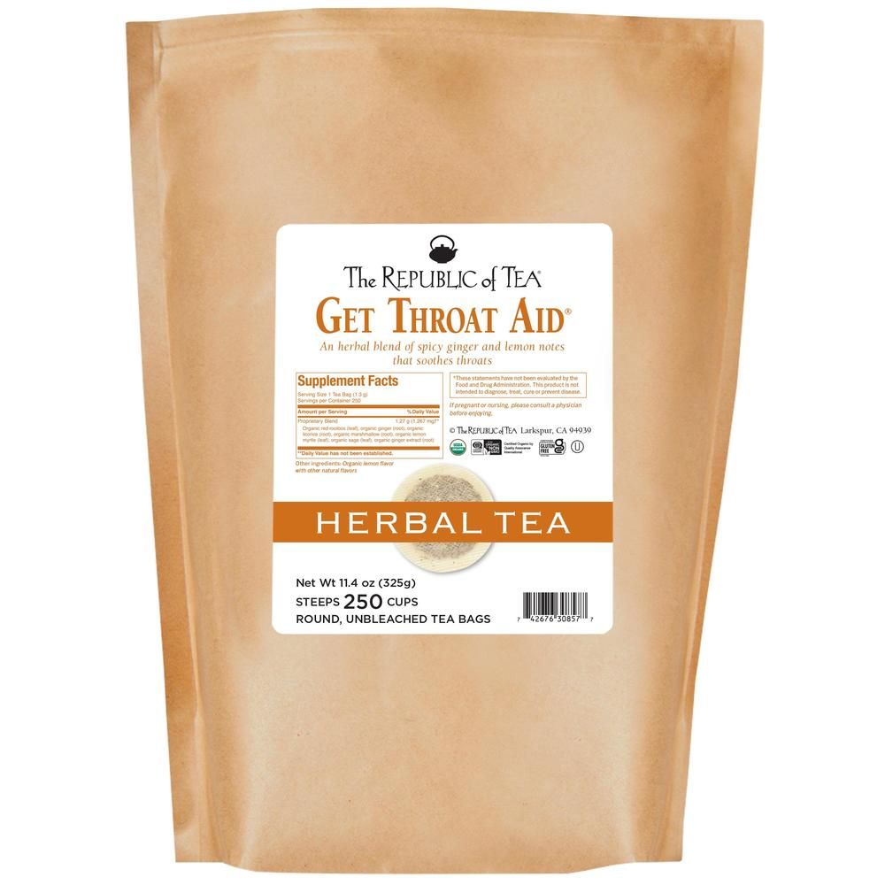 Get Throat Aid® - Herb Tea for Soothing Throats