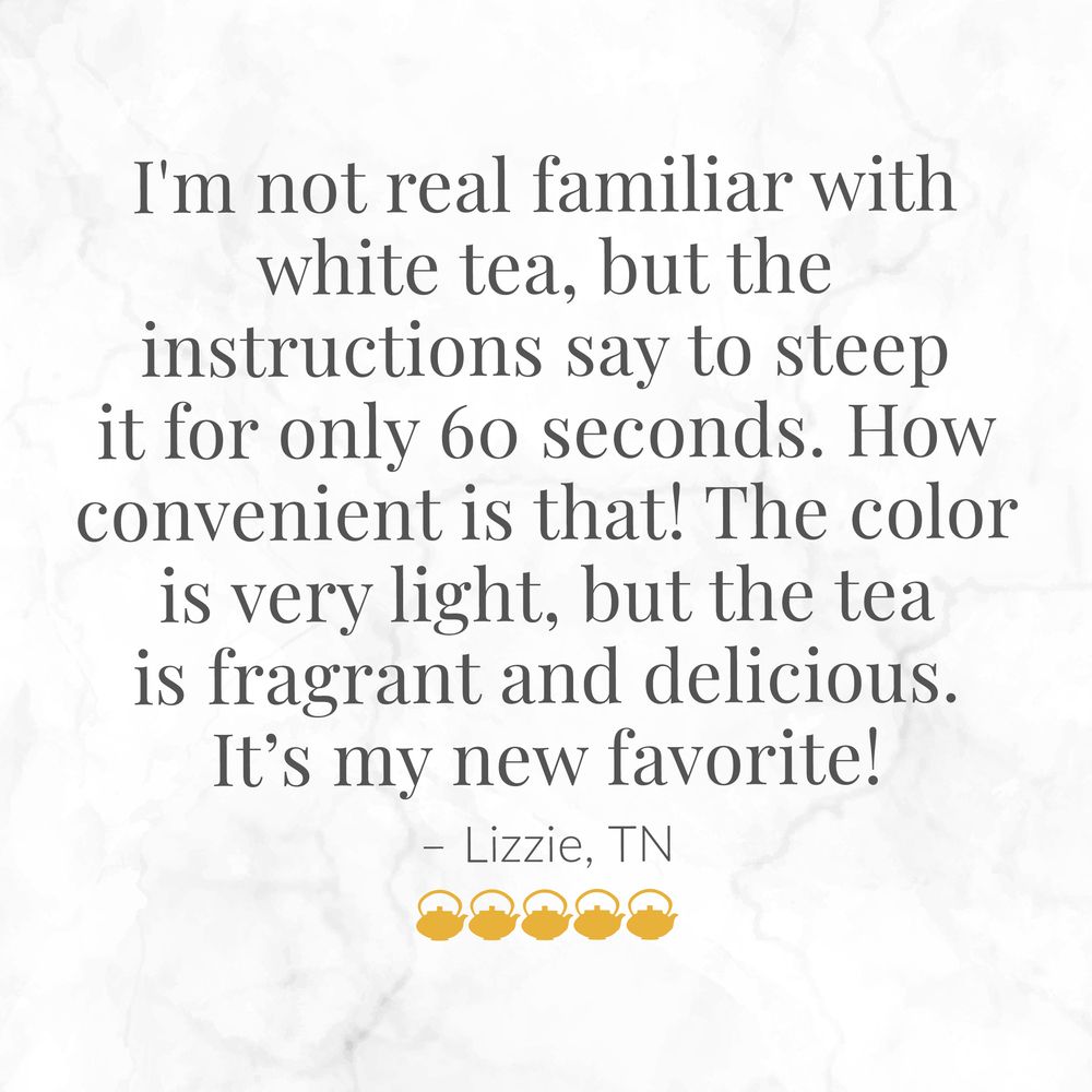 Pineapple Guava 100% White Tea Bags