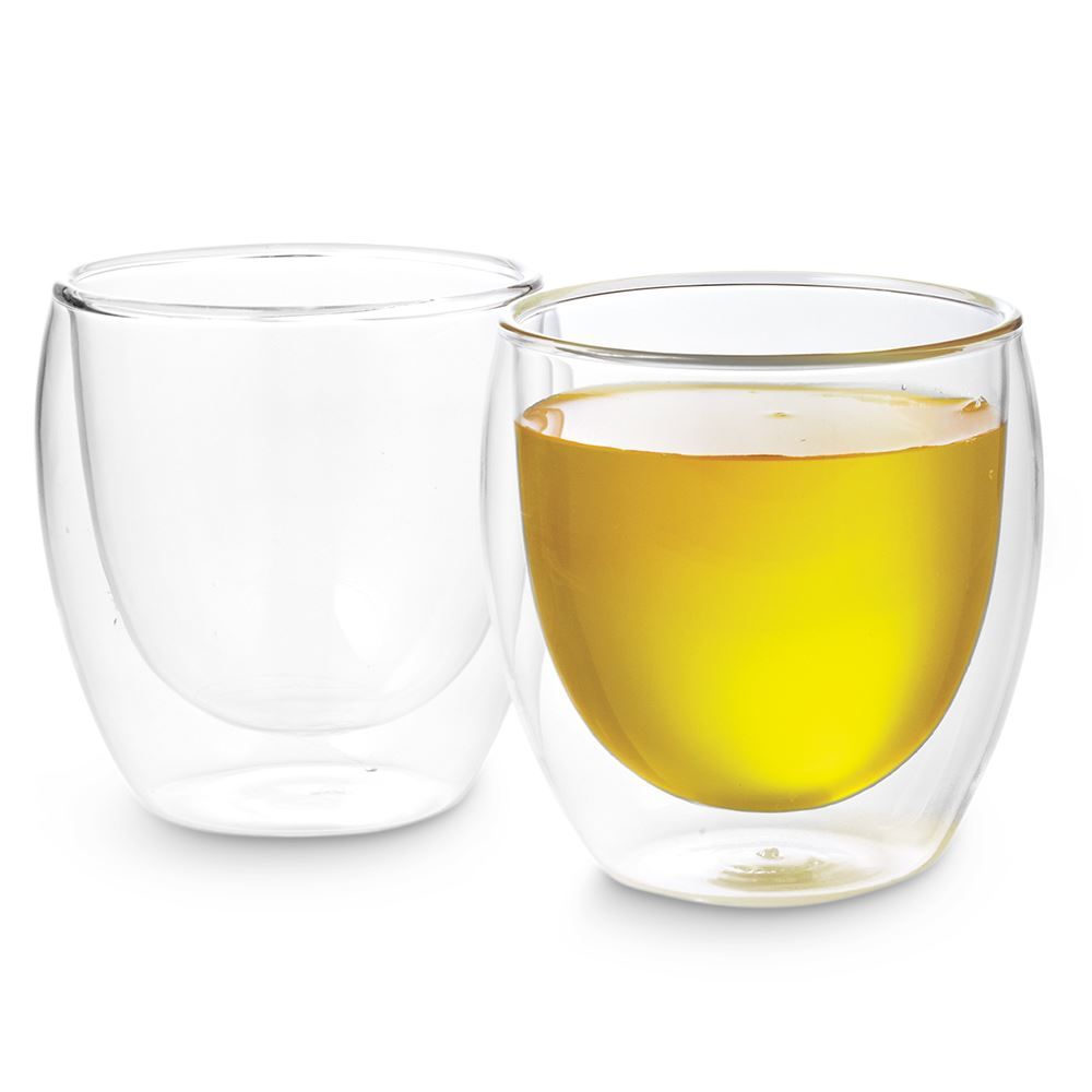 8 oz double wall coffee cups 8 oz Pavina Double Wall Glass Cups