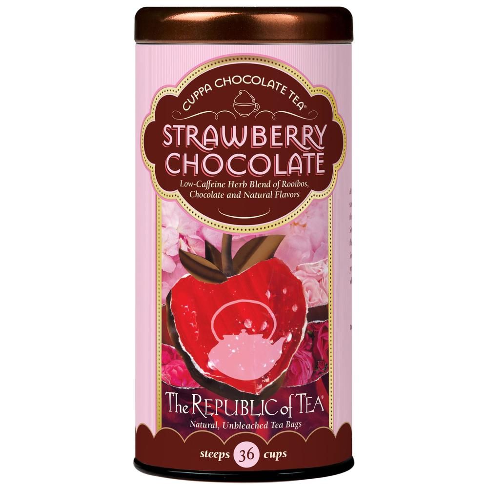 Strawberry Cuppa Chocolate Tea Bags – The Republic of Tea