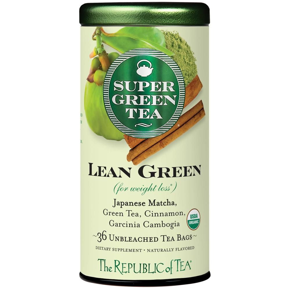 Organic Lean Green SuperGreen Tea Bags – The Republic of Tea