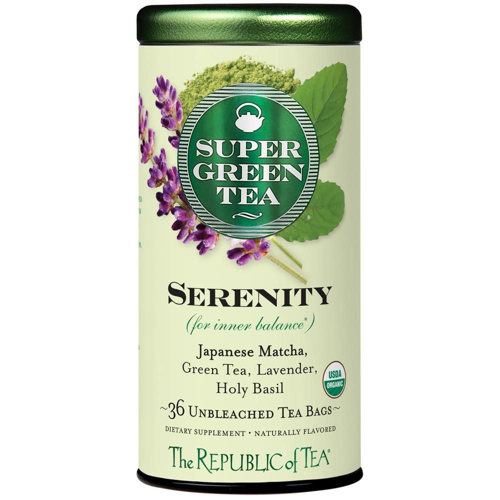 Organic Serenity SuperGreen Tea Bags – The Republic of Tea