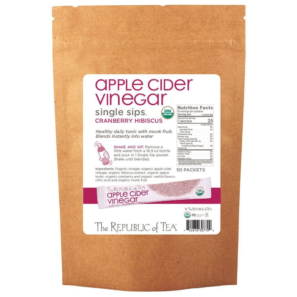Organic Apple Cider Vinegar Cranberry Hibiscus Single Sips®