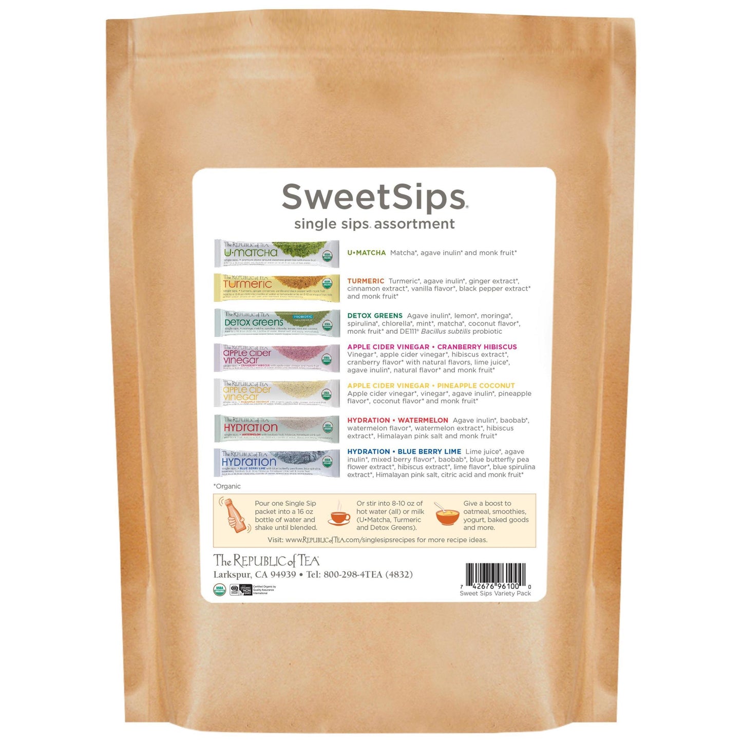 U•Matcha® Single Sips® Sampler