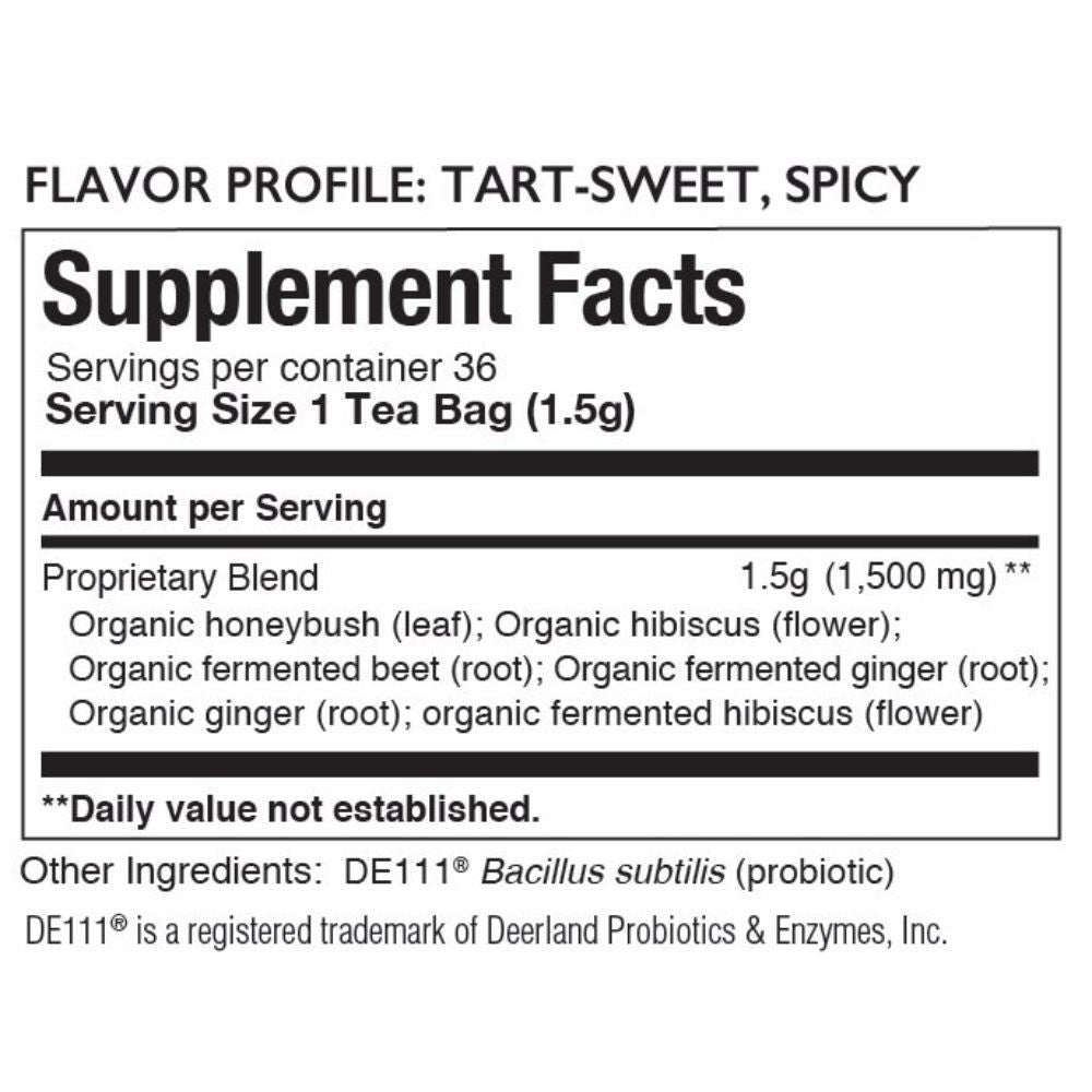 Organic Hibiscus Beet Ginger SuperDigest Tea®