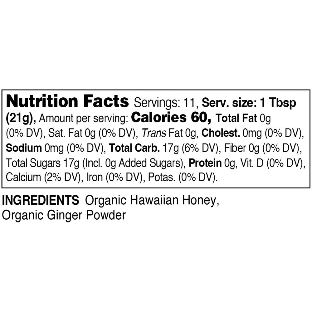 Rare Hawaiian Ginger Honey