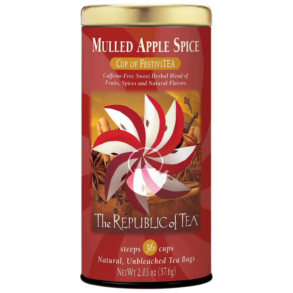 Mulled Apple Spice Herbal Tea Bags – The Republic of Tea