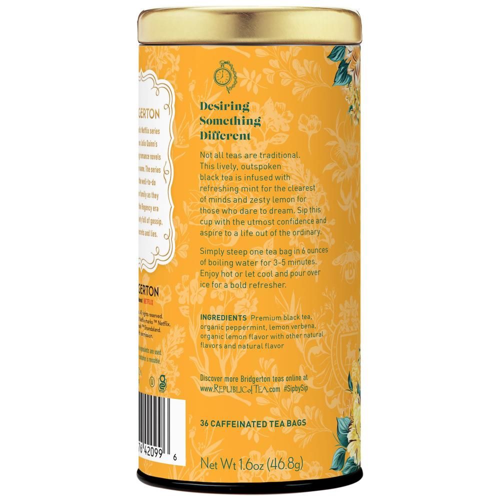 Bridgerton Eloise Lemon Mint Black Tea