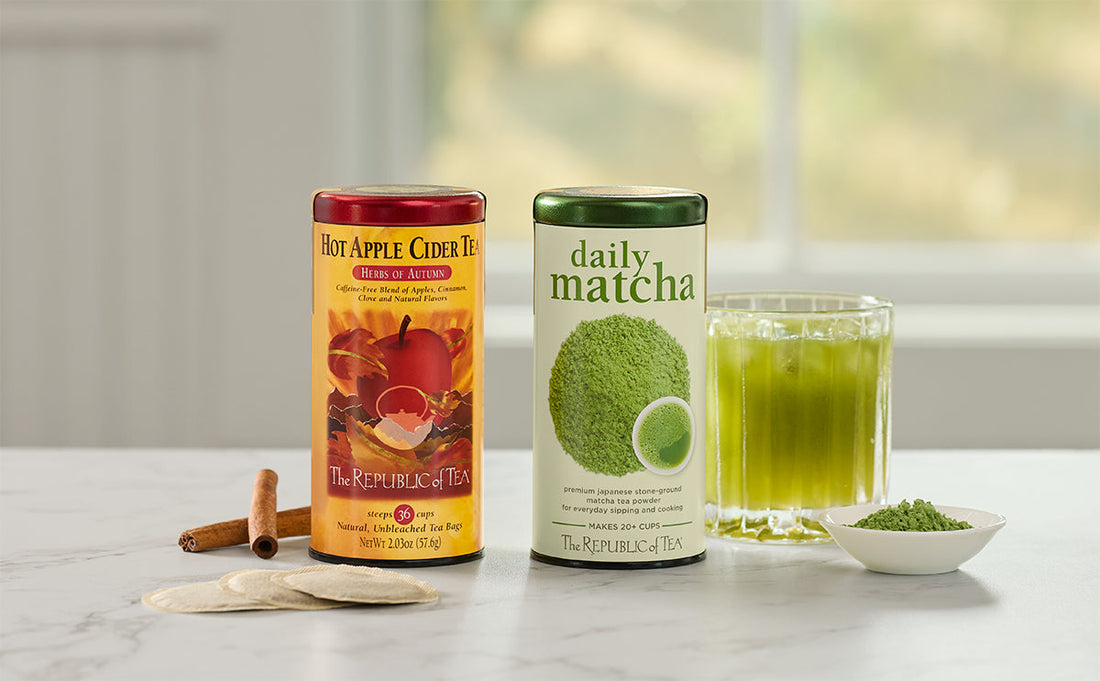 Matcha Apple Fizz