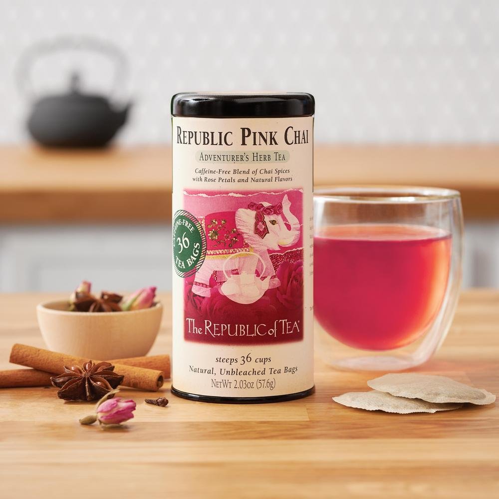 Pink Chai Latte for Valentine’s Day