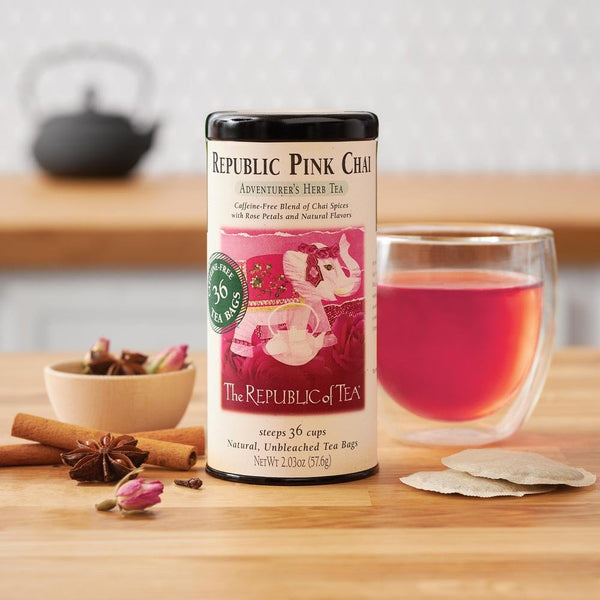 Pink Chai Latte for Valentine’s Day