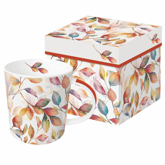 Colorful Leaves Boxed Mug
