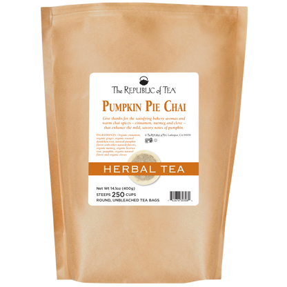 Pumpkin Pie Chai Herbal Tea Bags