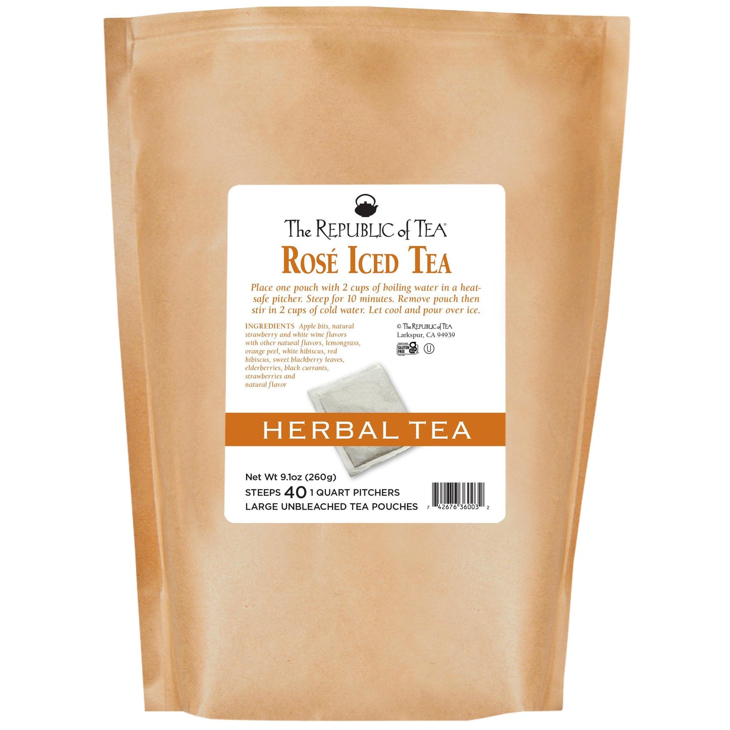 Rosé Herbal Iced Tea Pouches