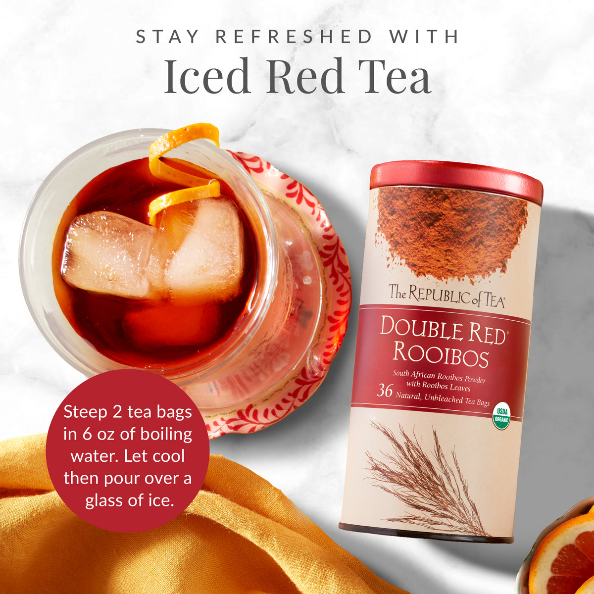Organic Double Red® Rooibos Tea Bags