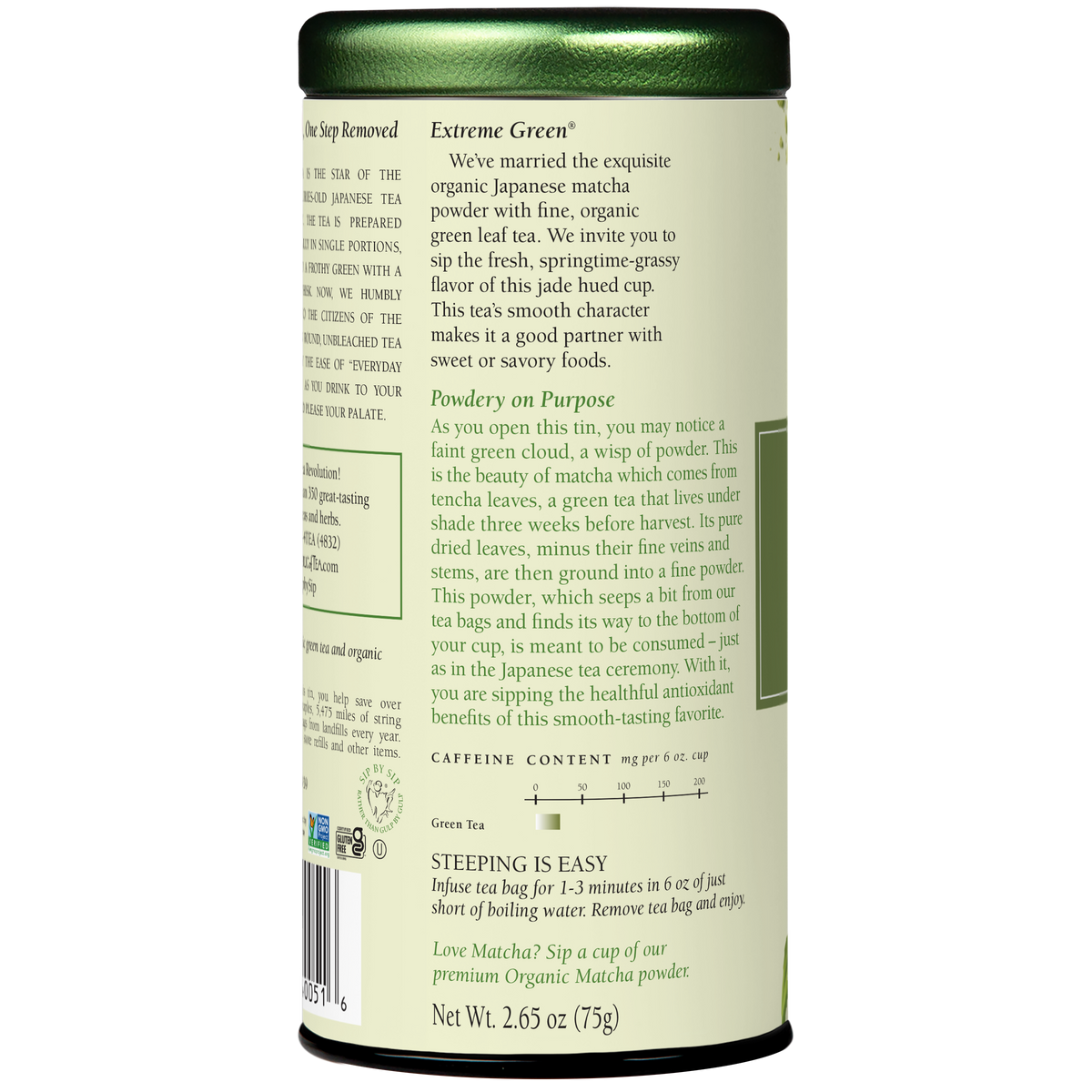 Organic Double Green® Matcha Tea Bags