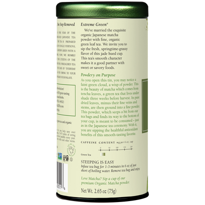 Organic Double Green® Matcha Tea Bags