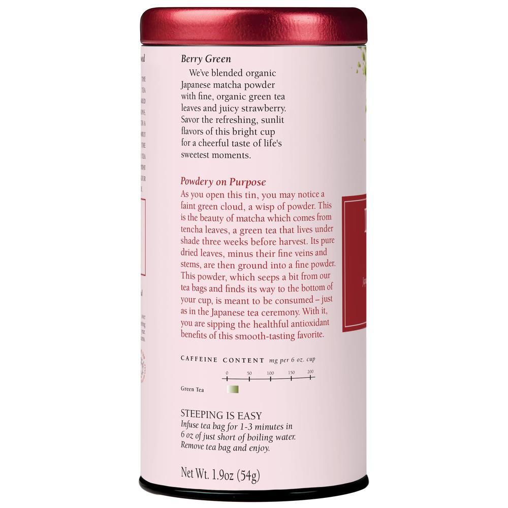 Organic Double Green® Matcha Strawberry Tea Bags