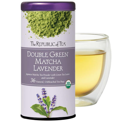 Organic Double Green® Matcha Lavender Tea Bags
