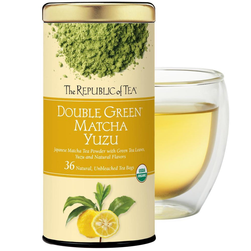 Organic Double Green® Matcha Yuzu Tea Bags – The Republic of Tea