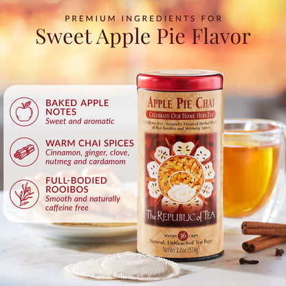 Apple Pie Chai Herbal Tea Bags