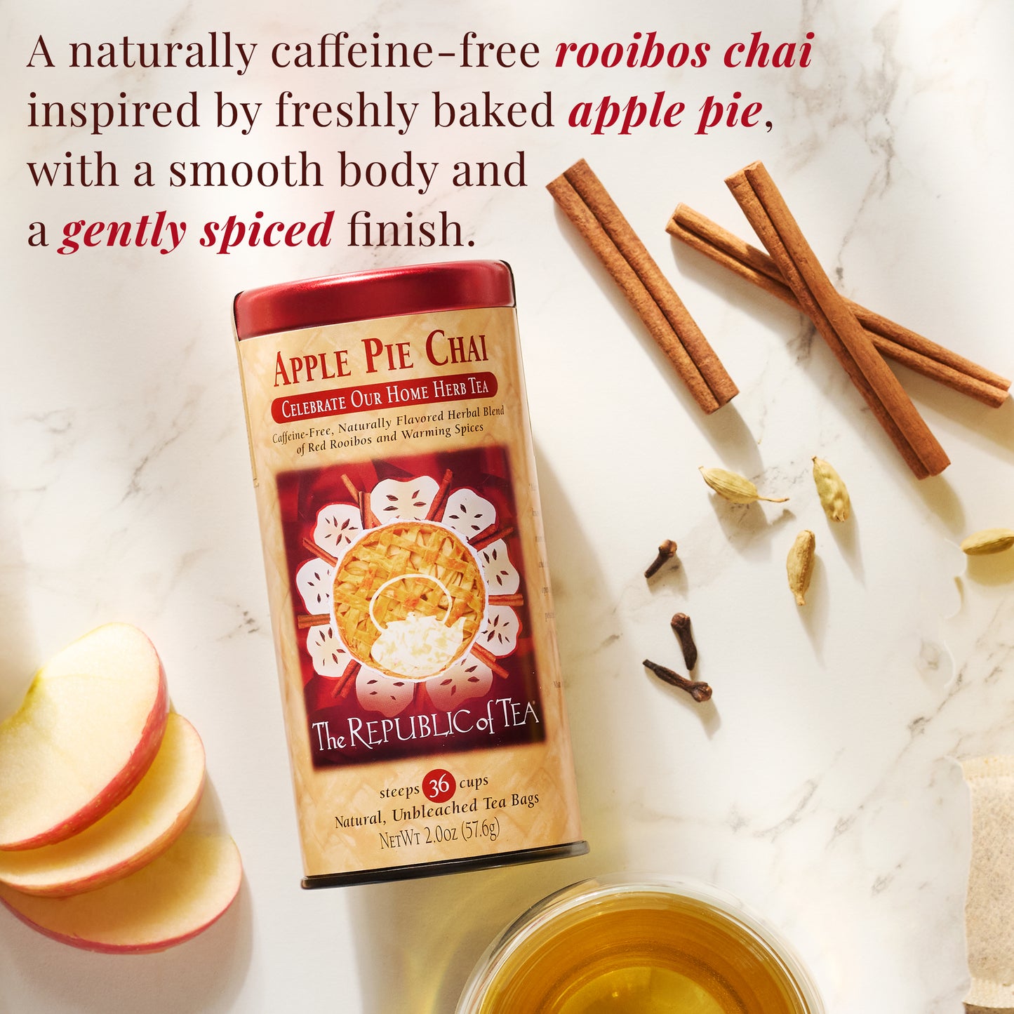 Apple Pie Chai Herbal Tea Bags