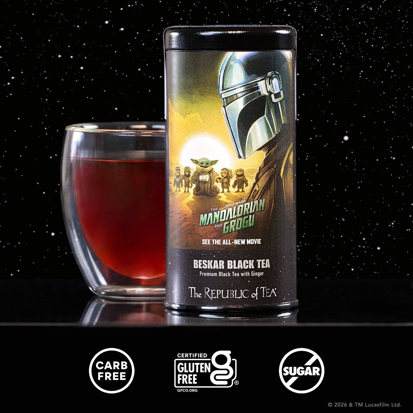 Star Wars: The Mandalorian and Grogu Beskar Black Tea