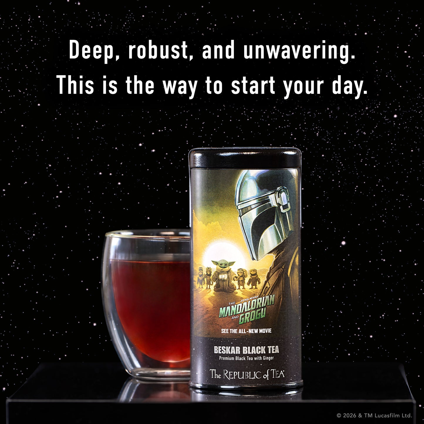 Star Wars: The Mandalorian and Grogu Beskar Black Tea
