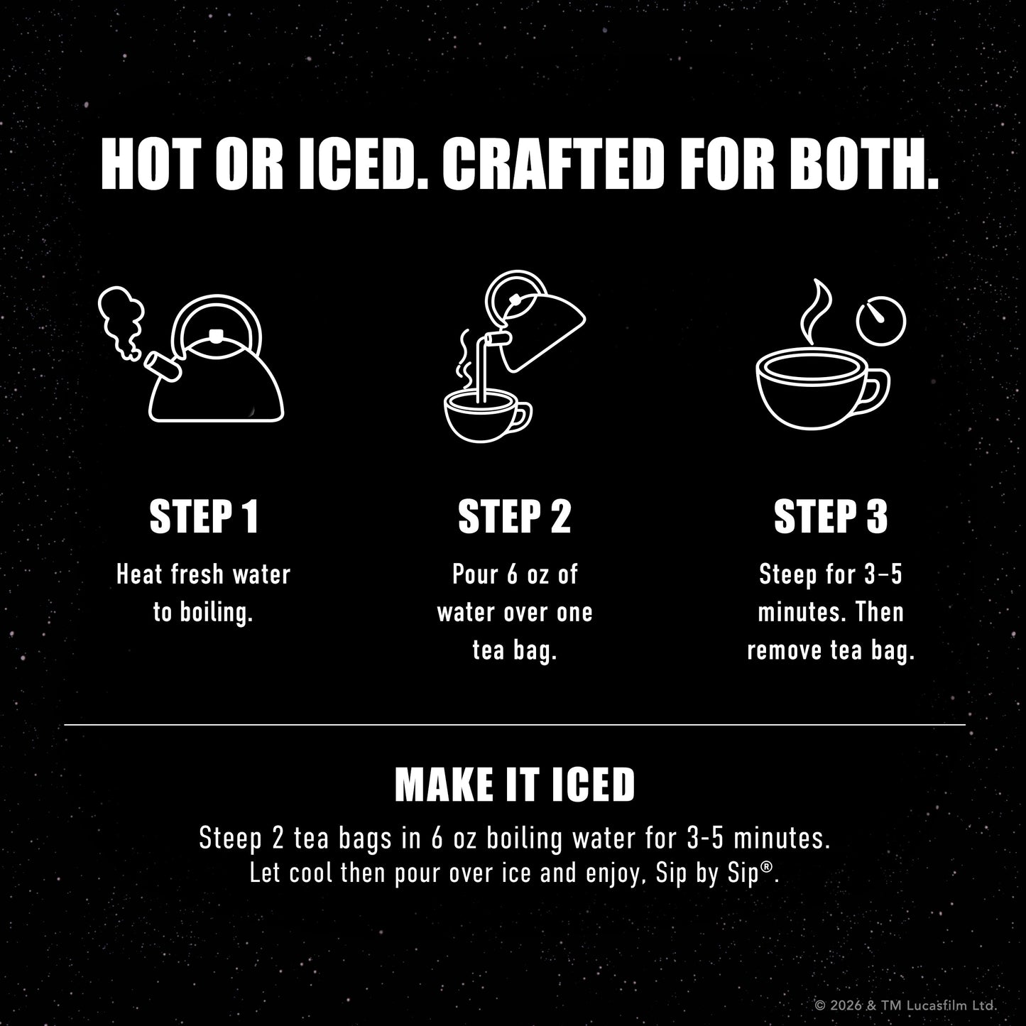 Star Wars: The Mandalorian and Grogu Beskar Black Tea