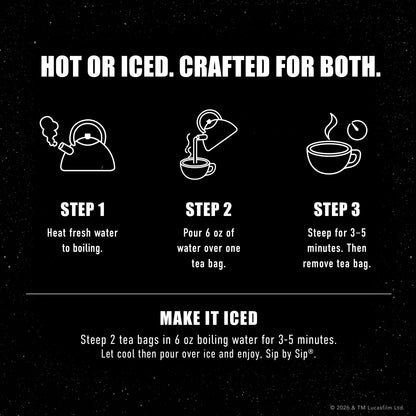 Star Wars: The Mandalorian and Grogu Beskar Black Tea