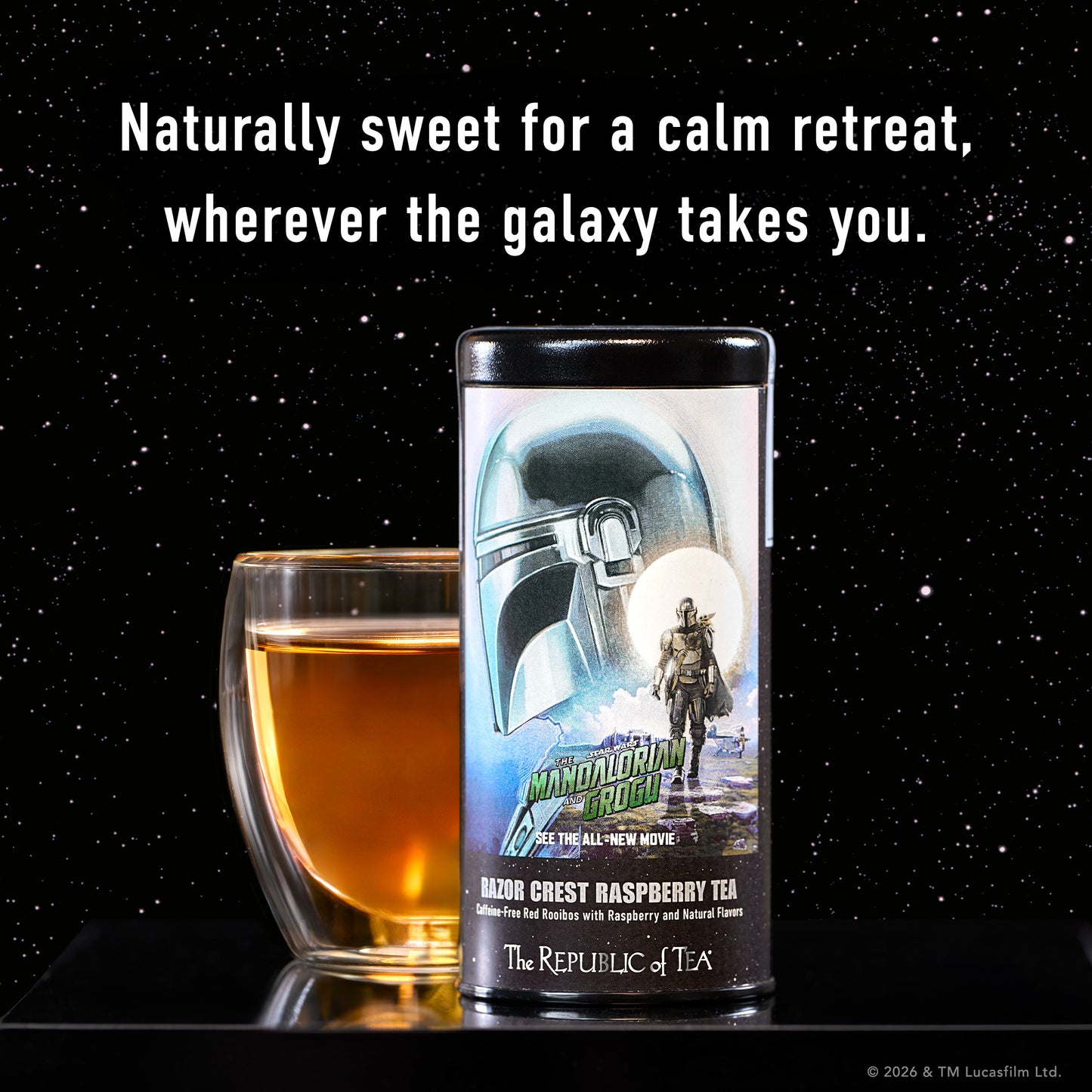 Star Wars: The Mandalorian and Grogu Razor Crest Raspberry Tea