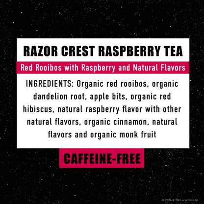 Star Wars: The Mandalorian and Grogu Razor Crest Raspberry Tea