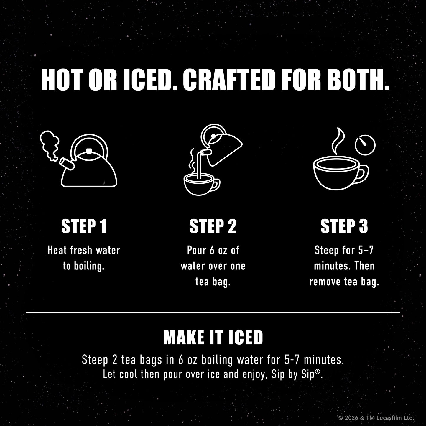 Star Wars: The Mandalorian and Grogu Razor Crest Raspberry Tea