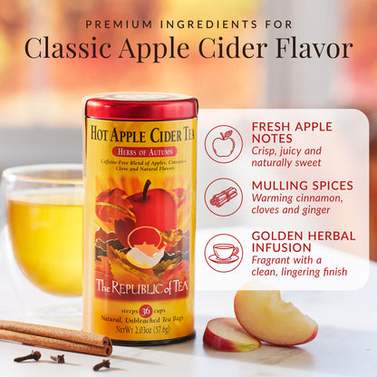 Hot Apple Cider Tea Bags