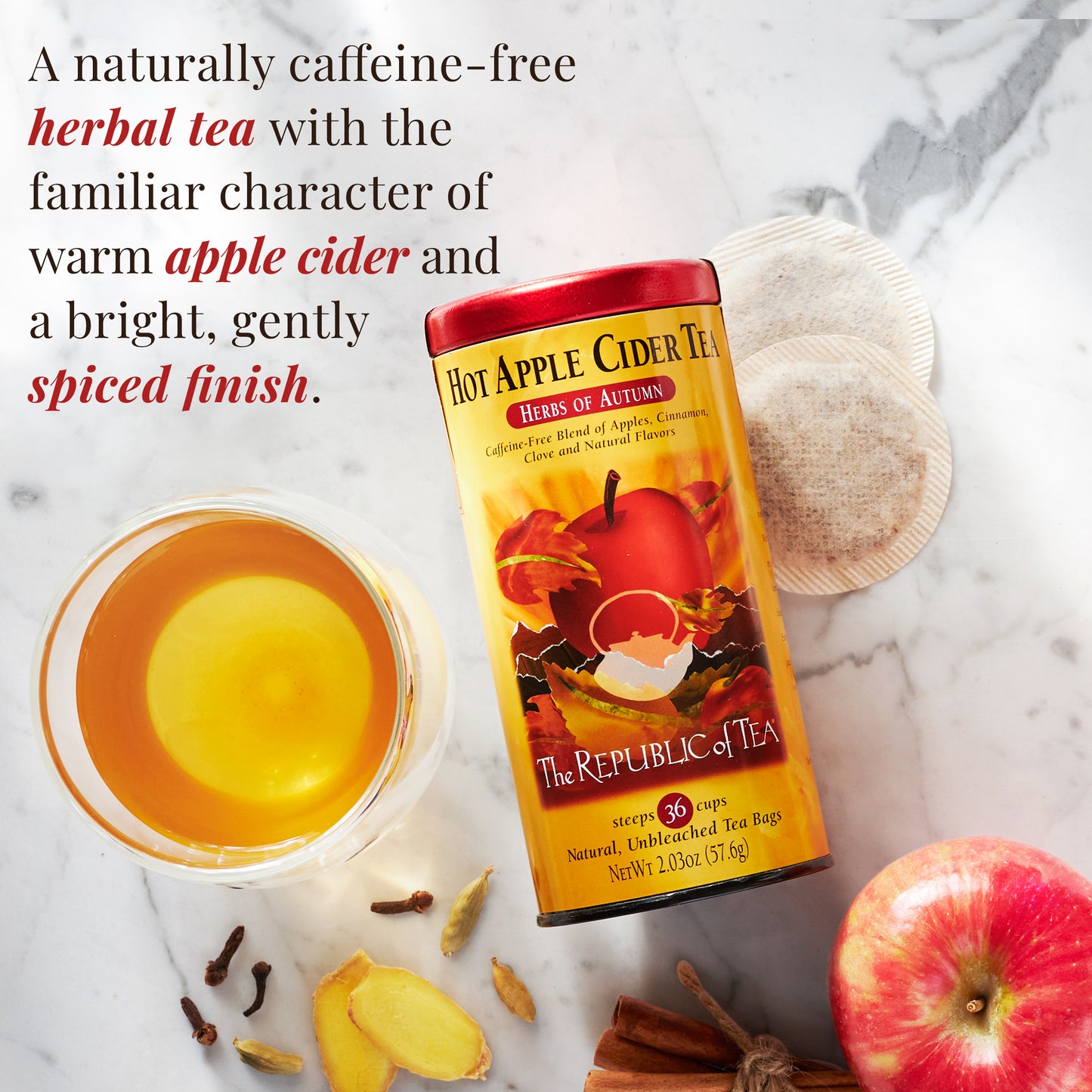 Hot Apple Cider Tea Bags