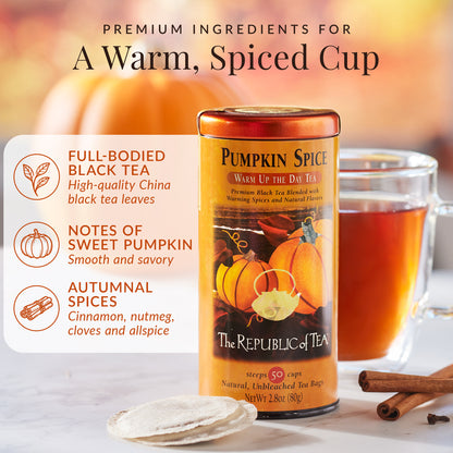 Pumpkin Spice Black Tea Bags