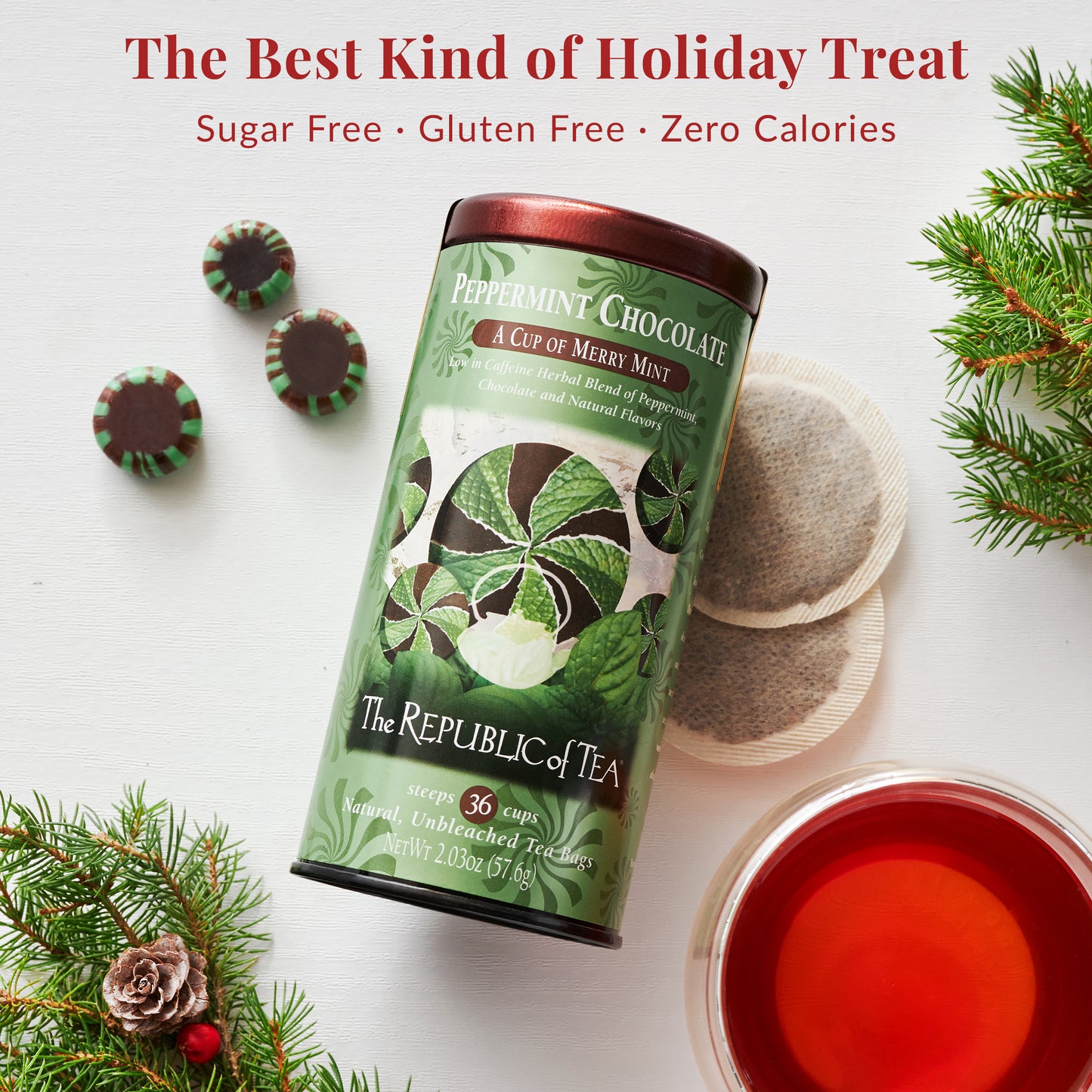 Peppermint Chocolate Tea Bags