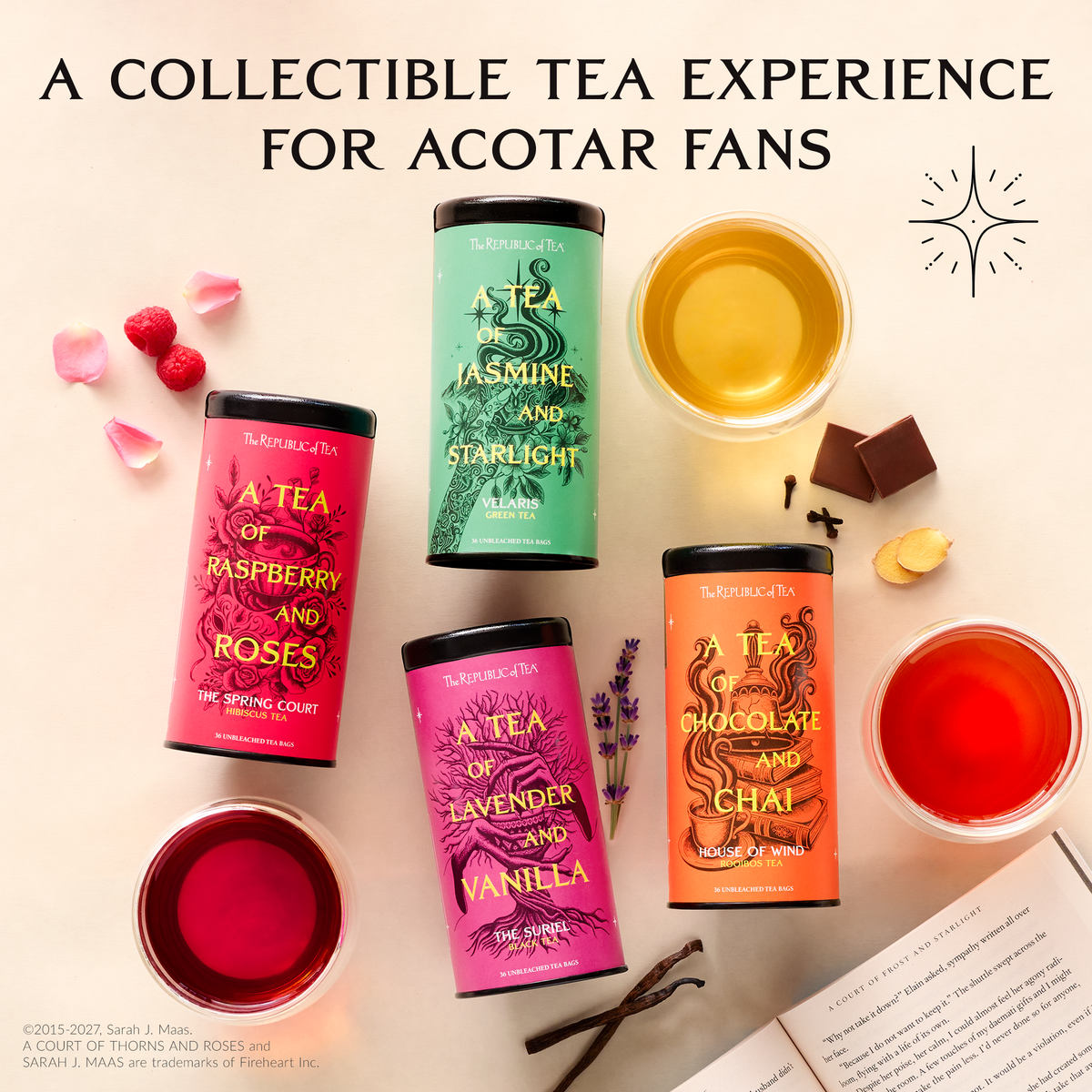 ACOTAR™ 4-Tea Bundle: Limited-Edition Collectible Set