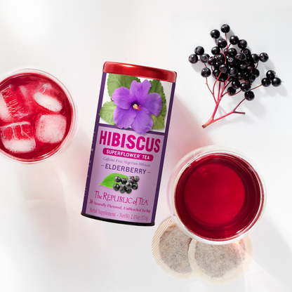 Hibiscus Elderberry Tea Bags