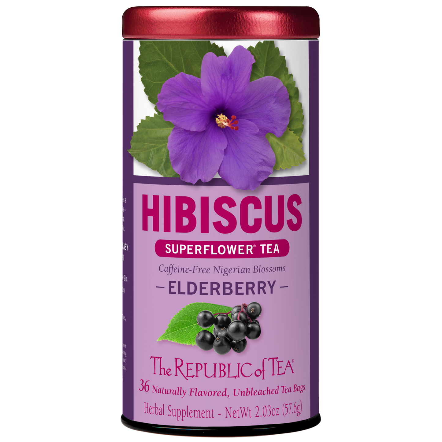 Hibiscus Elderberry Tea Bags