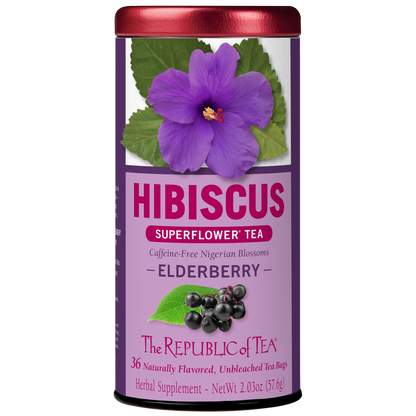 Hibiscus Elderberry Tea Bags